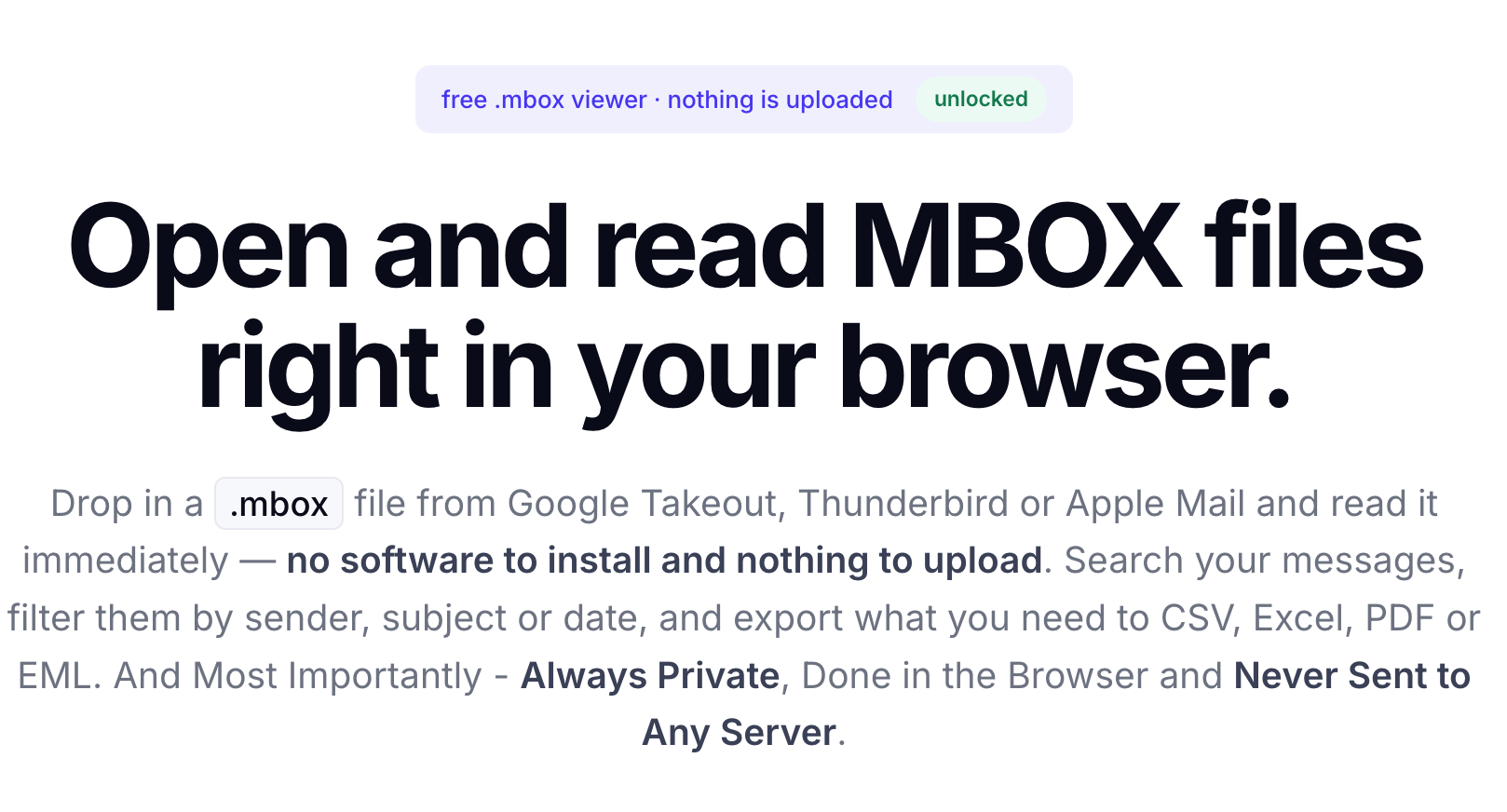 Read MBOX screenshot 1